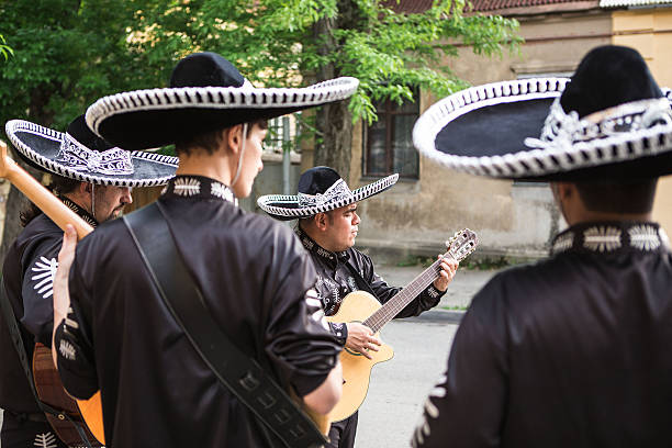 istock Mexican musicians on the streets. 610751280
