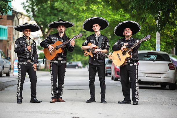 istock Mexican musicians on the streets. 610751398