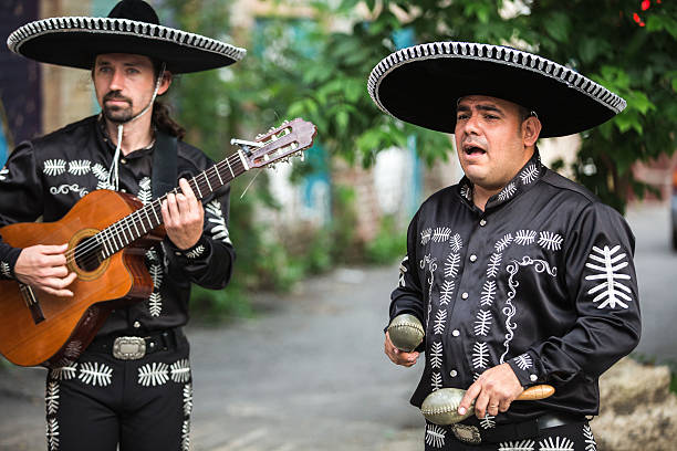 istock Mexican musicians on the streets. 610751500