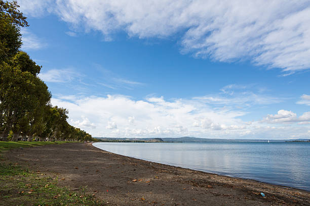 istock Bolsena lake - View from Capodimonte 610751776