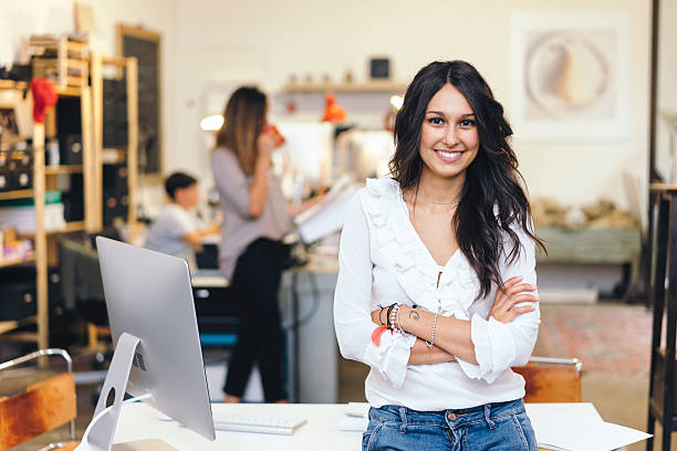 istock Beautiful Young Women Working Together In A Startup 610753164