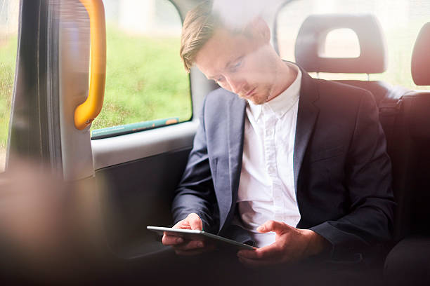 taxi commuter tablet time