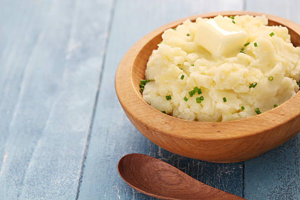 istock homemade mashed potatoes with melting butter 610755542