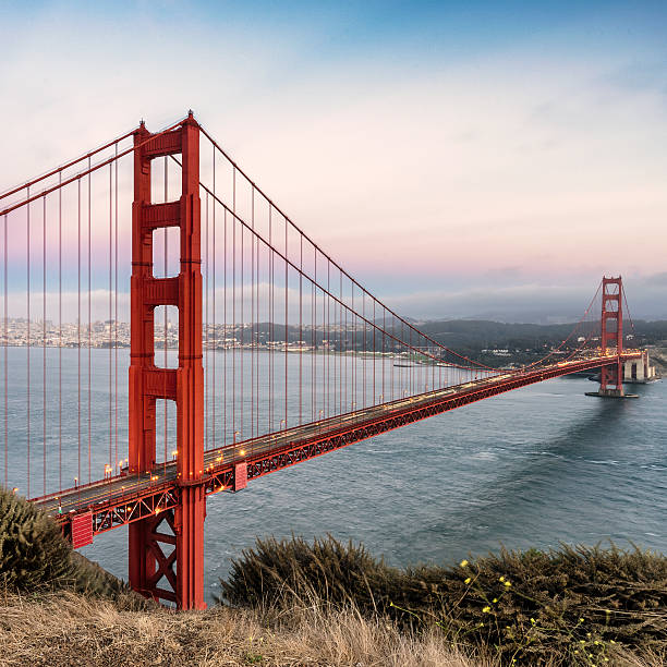 istock Golden Gate Bridge in San Francisco at Sunset 610755788