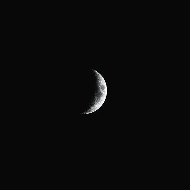 Moon waxing crescent, 22% visible. July 09, 2016