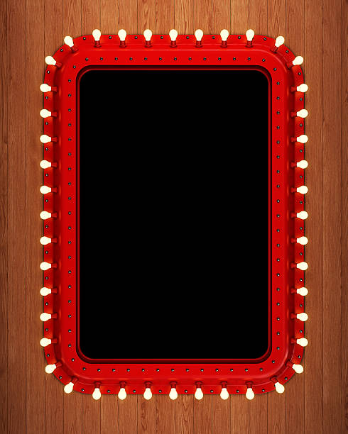 istock Steampunk makeup mirror on wooden wall 610758390