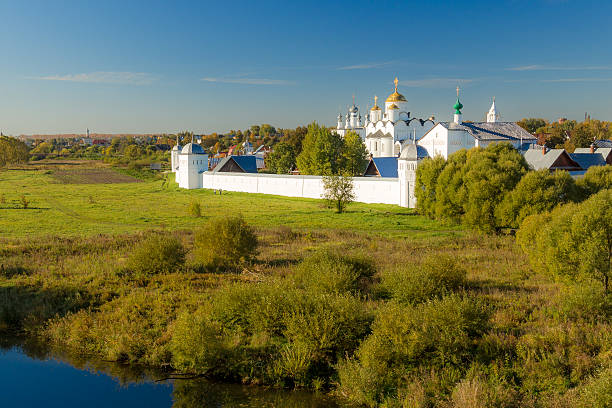 istock Summer landscape in Suzdal 610758948