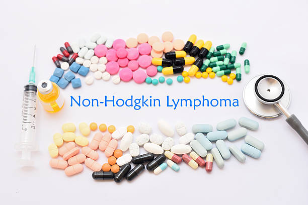 non-hodgkin lymphoma (nhl) - non hodgkin lymphoma imagens e fotografias de stock