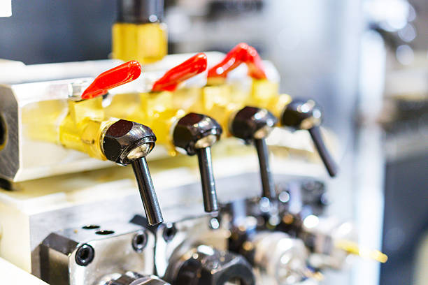 istock Cranes and apparatus for supplying coolant to the cutting tool. 610762270