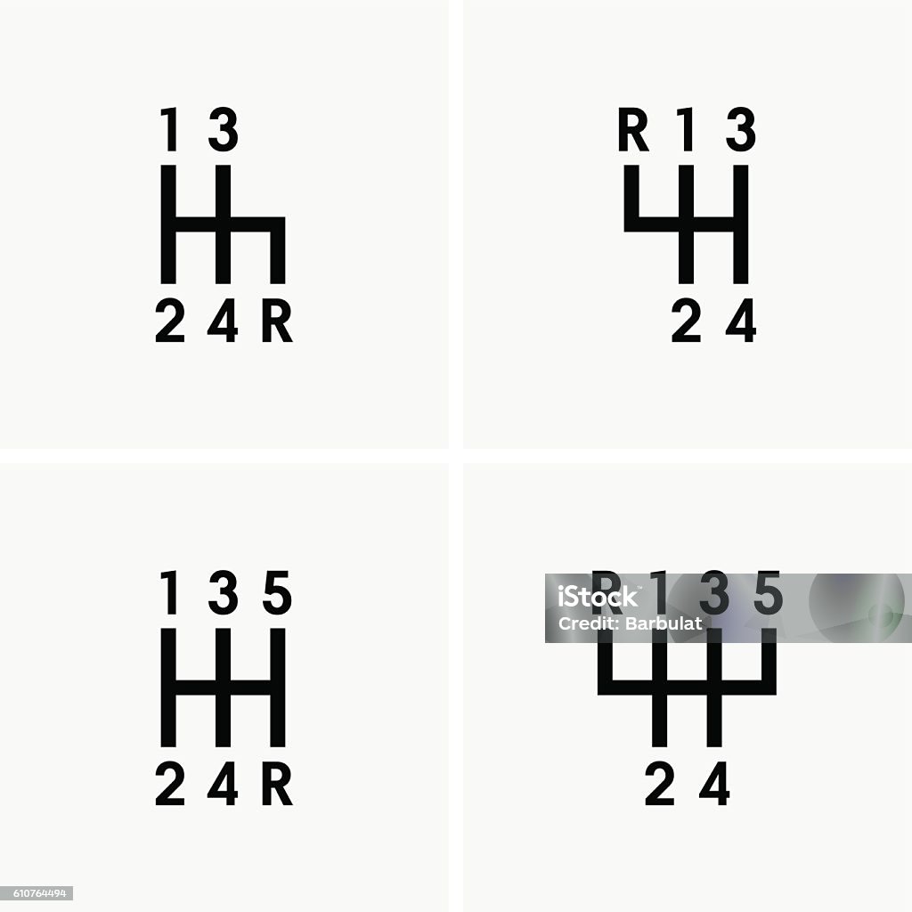 Shifter Definition Gear Shifter Stock Illustration - Download Image Now - Car ...