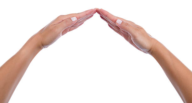 istock Woman Hands to Protect Isolated 610766350