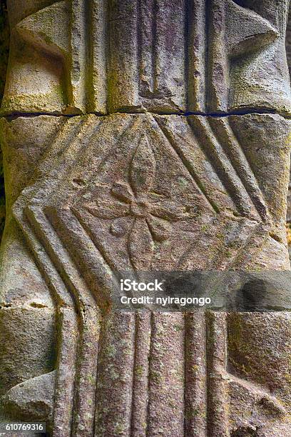 Celtic Column Kilkalmedar Ireland Stock Photo - Download Image Now - Abbey - Monastery, Ancient, Anglican