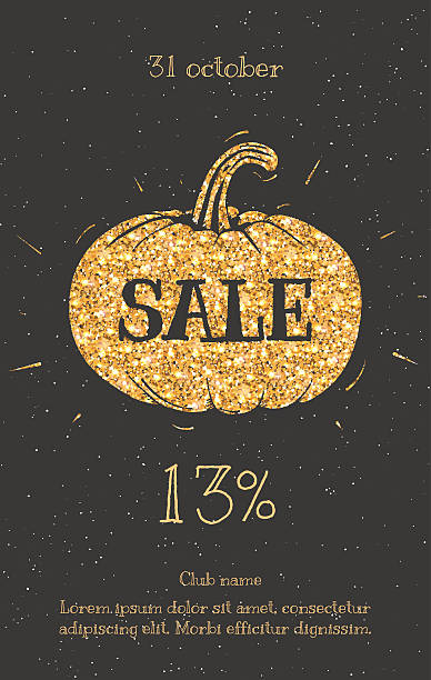 Text on the sale of gold. vector art illustration