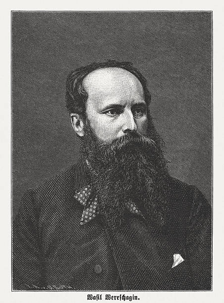 istock Wassili Wassiljewitsch Wereschtschagin (1842-1904), Russian painter, wood engraving, published 1882 610770294