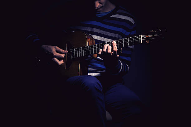 istock Guitar Player And Gypsy Guitar 610770650