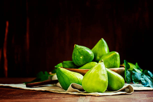 istock Sweet green figs in bowl 610773464
