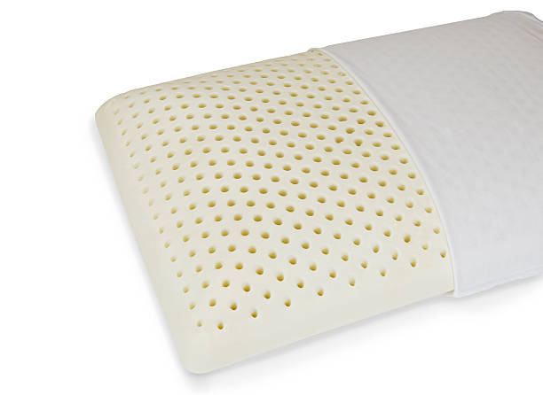 New Latex Pillow Natural Latex Pillow with pincore ventilation latex stock pictures, royalty-free photos & images