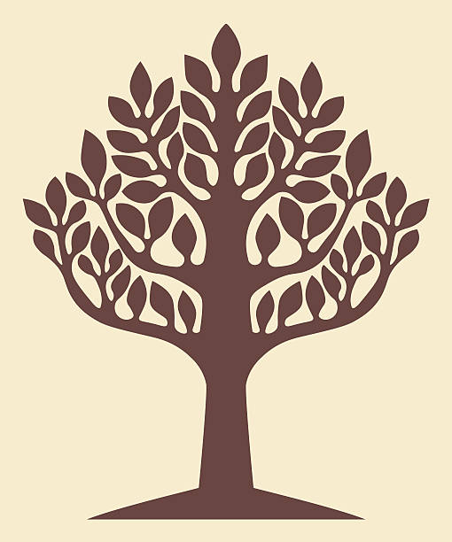 Tree of Life Yggdrasil vector art illustration