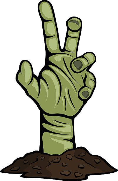 zombie-hand - green monster stock-grafiken, -clipart, -cartoons und -symbole