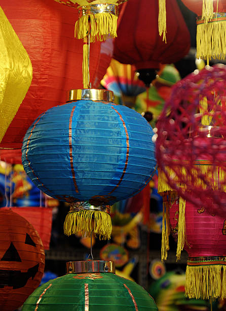 istock colorful lantern, mid autumn festival 610783664