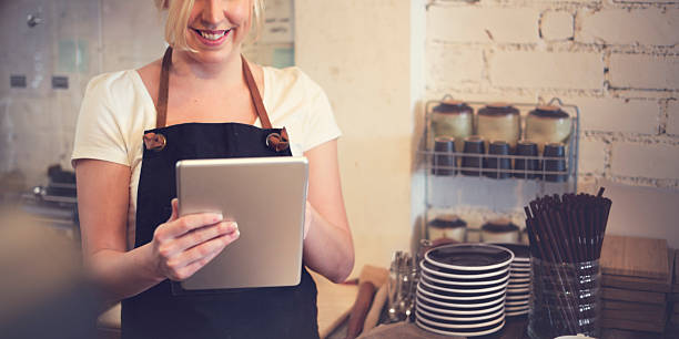 istock Barista Cafe Making Coffee Preparation Service Concept 610786080