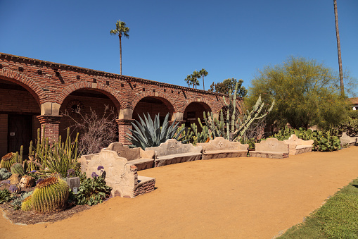 San Juan Capistrano, CA, USA —September 25, 2016: The Mission San Juan Capistrano in Southern California, United States. Editorial use only.