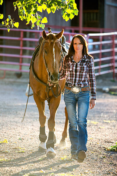 istock Young Woman and Horse 610790836