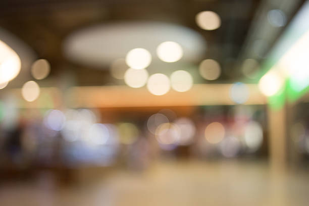 istock Blurred background in shopping mall 610837274