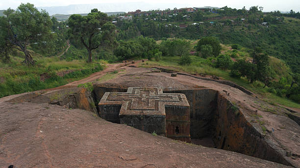 istock St. George church, Lalibela 610840512