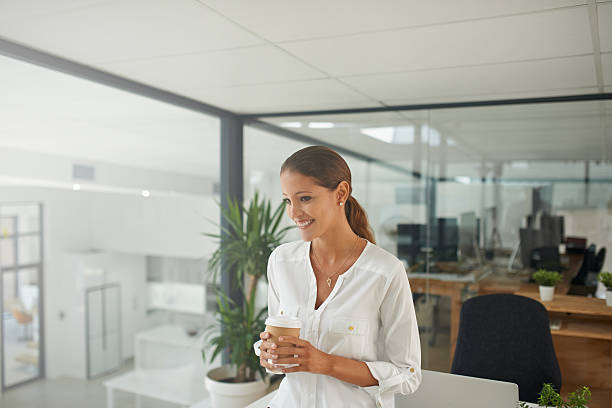 istock Mindful of her success 610842364