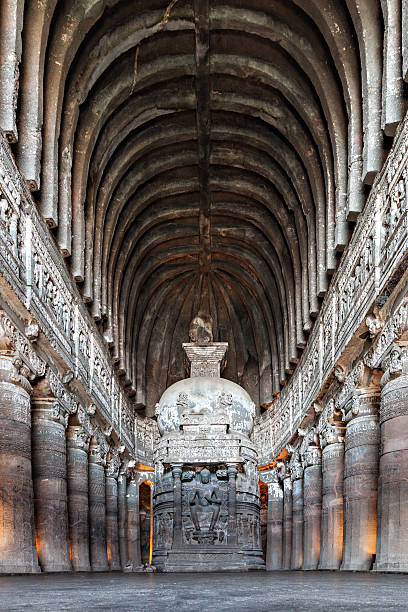 istock Ajanta caves, India 610844336
