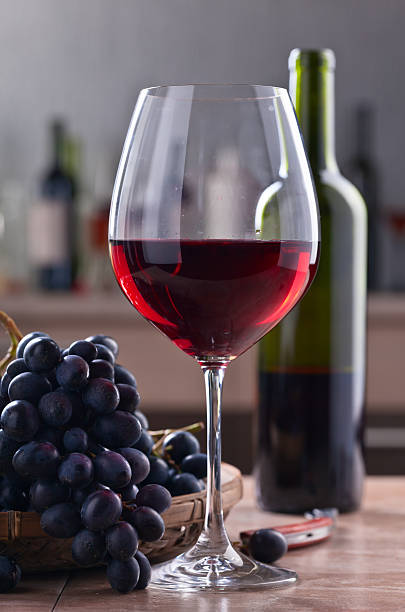 istock Glass of red wine 610847568