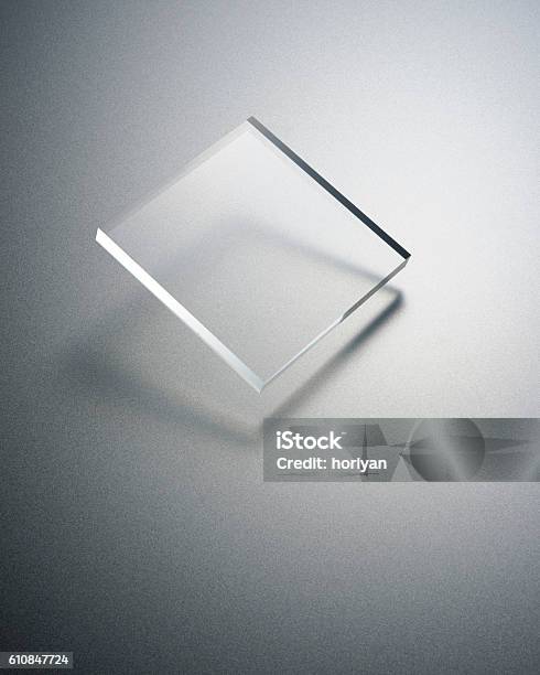 Transparency Plate Abstract Stock Photo - Download Image Now - Acrylic Glass, Transparent, Glass - Material