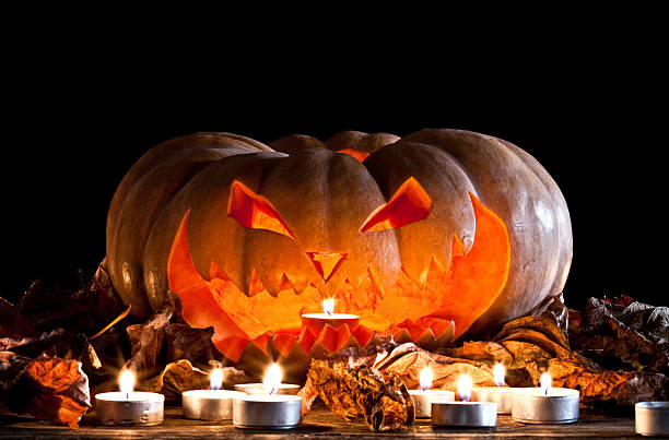 istock halloween pumpkin in the dark 610850394