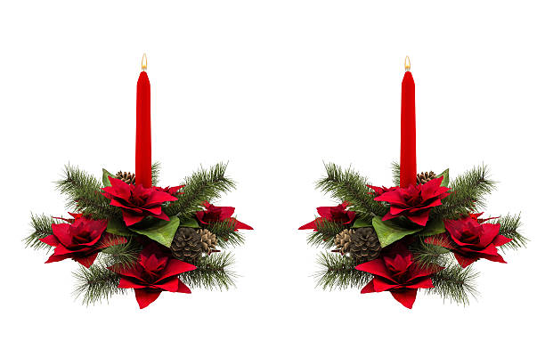istock XMas Holiday Candles (Lit) 610850792