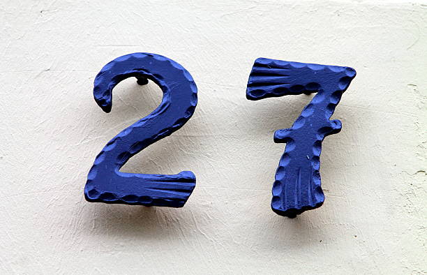 istock House number twenty seven. 610852710