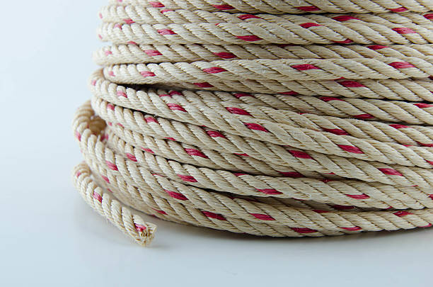 Rope roll stock photo