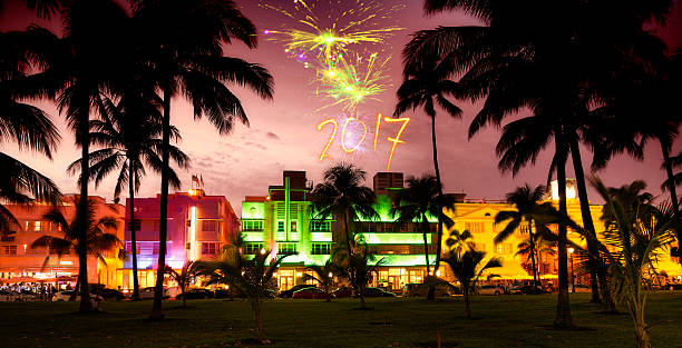 istock New Year 2017 fireworks in Miami 610853812