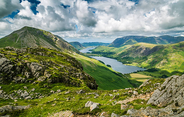 The view from Haystacks The view from Haystacks, The Lake District, Cumbria, England english lake district photos stock pictures, royalty-free photos & images