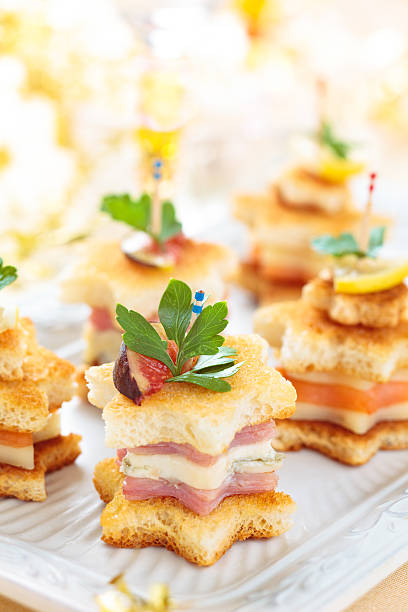 istock Starhaped holiday Appetizers. 610856108