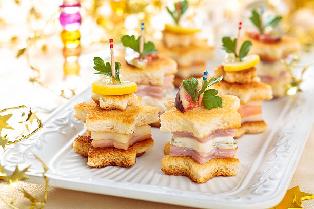 istock Starhaped holiday Appetizers. 610856374