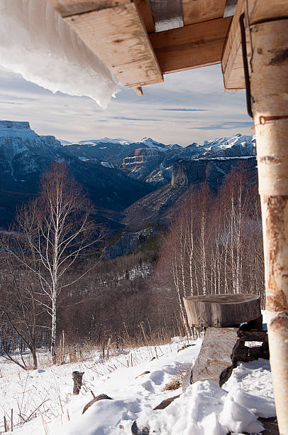 istock snow-capped mountains in the winter 610856620