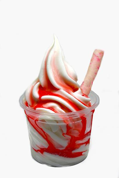 istock soft serve ice cream in a cup with topping 610860028
