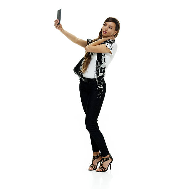 istock Woman taking a selfie 610860546