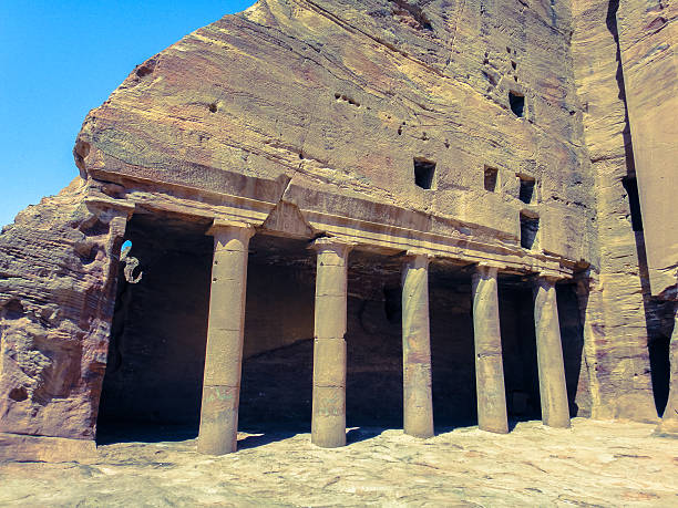 istock Petra (Raqmu) nabataeans ancient city in Jordan 610864356