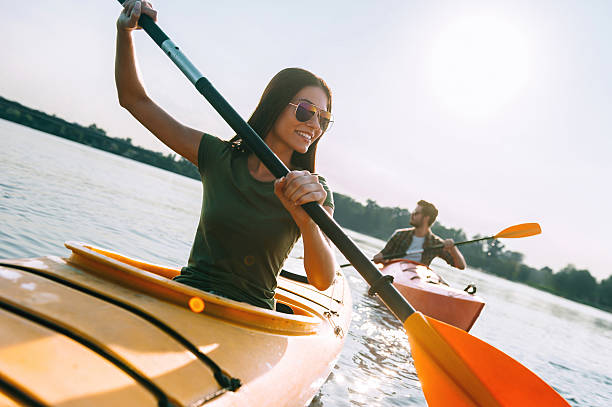istock Enjoying summer day on the lake. 610864994