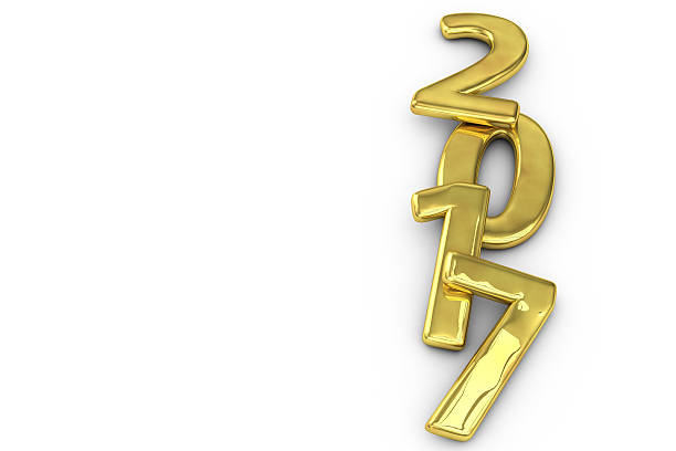 istock 2017 gold New year numbers background 610869670