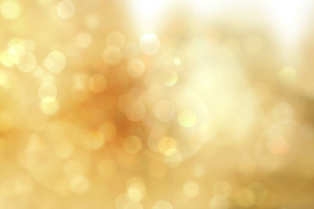 istock Gold christmas lights. Christmas soft luxury Bokeh background 610869746