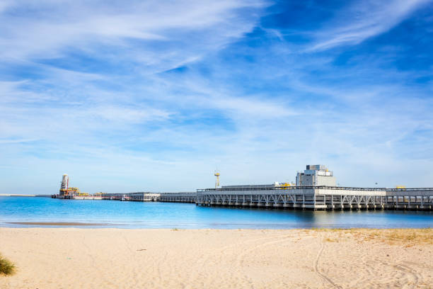 istock The liquid natural gas offshore terminal, Poland 610870326