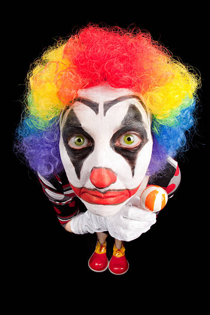 istock Fisheye Scary Clown 610870900